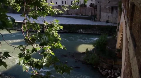 River in Rome Stock Footage 52932518