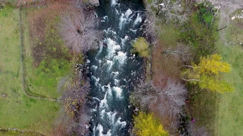 River running through Black Sea Karadeniz region in Turkey. Stock Footage 220955172