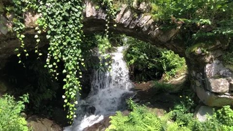 River running through Black Sea Karadeniz region in Turkey. Stock Footage 259410331