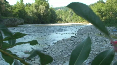 A river runs through 1 Stock Footage 807871