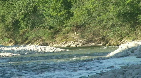 A river runs through 7 Stock Footage 808026