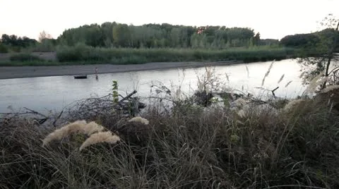 River in Russia Stock Footage 12695994