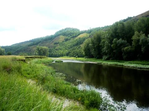 The River Sakmara Stock Photos