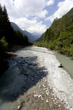 River sarca Stock Photos