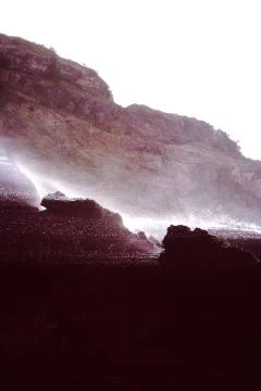 River scape with rocks Foto stock