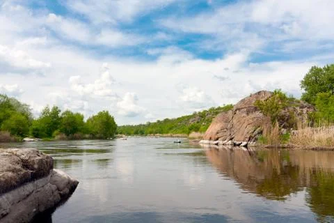 River scene 스톡 사진