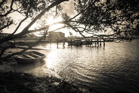 River Scene Foto stock