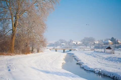 River scenery Stock Photos