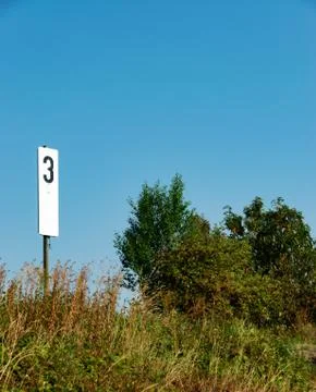 River section number Stock Photos