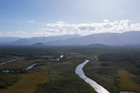 River seen from above Stock Photos