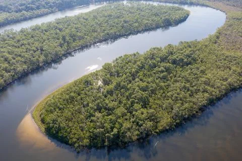 River seen from above Stock Photos