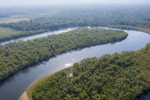 River seen from above Stock Photos