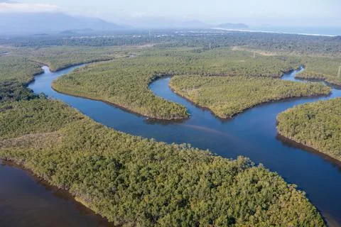 River seen from above Stock Photos