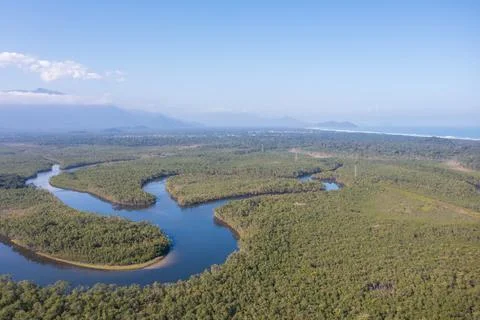 River seen from above Stock Photos