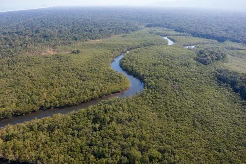 River seen from above Stock Photos