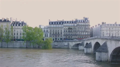 River Seine, Paris Stock-Footage 50682425