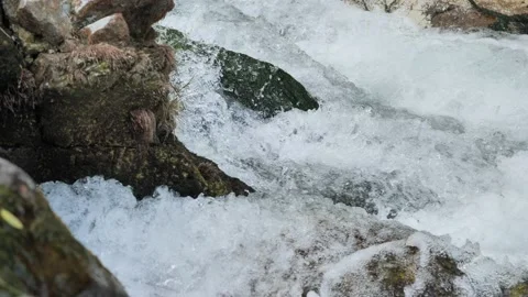 River Serio in Seriana valley Stock Footage 200401973