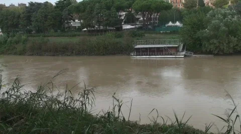River ship Stock Footage 280254