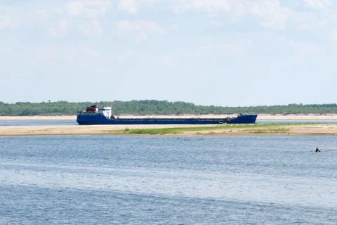 River ship Stock Photos