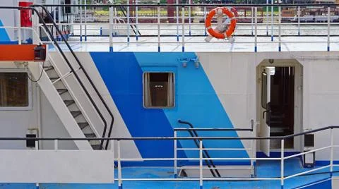 River ship side Foto stock
