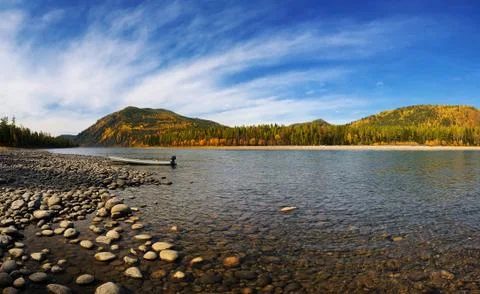 River shoal Stock Photos