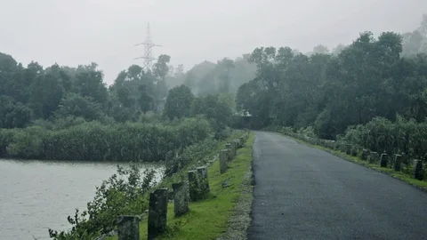 River side beautiful landscape Video stock 93609964