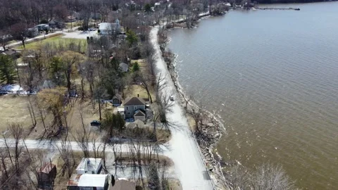 River-side Town Stock Footage 157928501