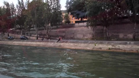 River Sienne Time Lapse Stock Footage 57984538