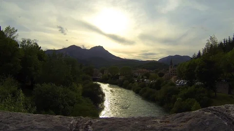 River Sight Stock Footage 98680031