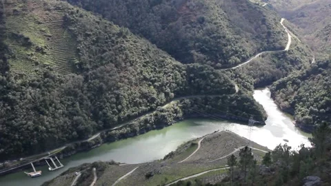 River Sil in Galicia, Spain Stock Footage 303310083