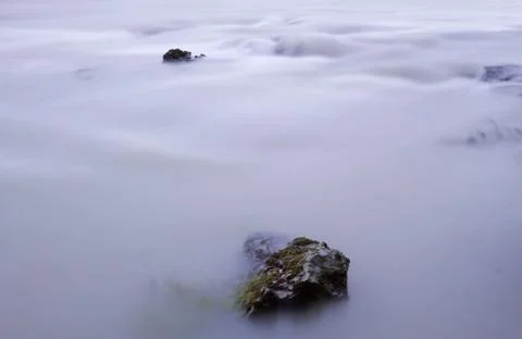 River silk water Stock Photos