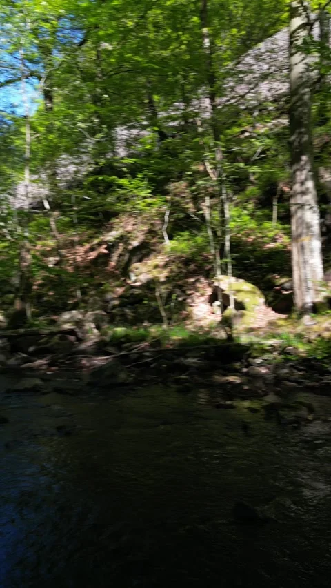 River at Skäralid 4 Stock Footage 276445323