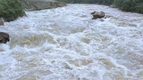 River in slow motion Stock Footage 269906714