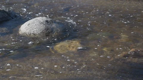 River slow motion1 Stock Footage 120584689