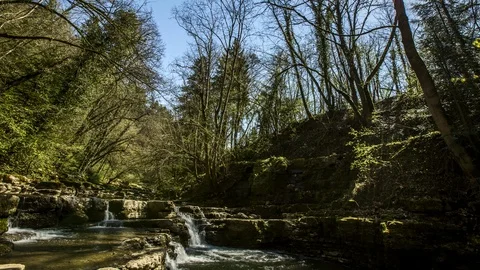 River with small transitions Stock Footage 88704616