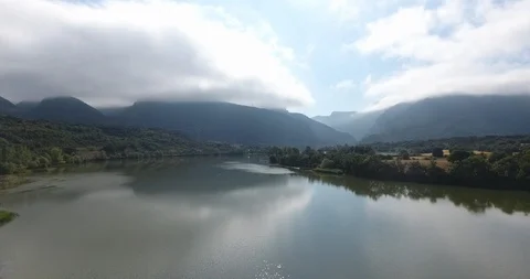 River in Spain - Ebro Stock Footage 94194767