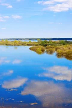 River spilled Stock Photos