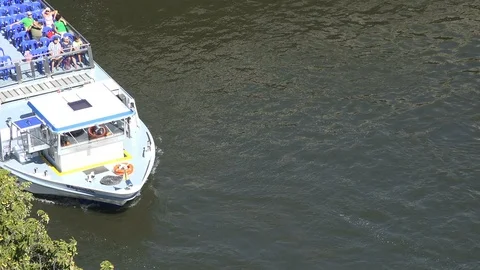 River Spree aerial view Vídeo Stock 99972182
