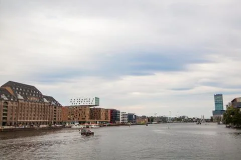 River Spree in Berlin Stock Photos