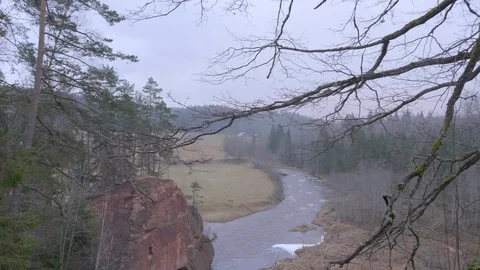 River in the spring Stock Footage 98707002