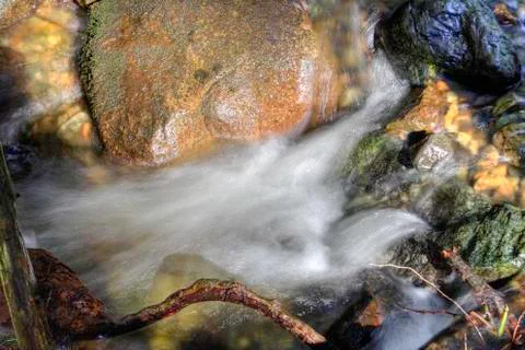 River in spring 스톡 사진