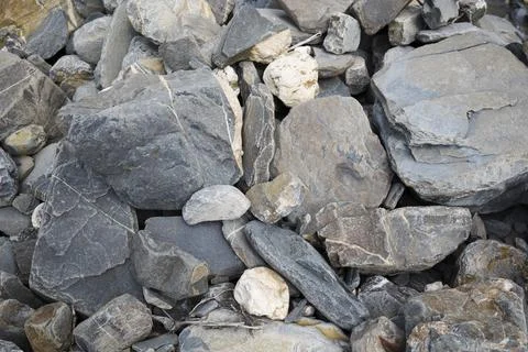 River Stone Background , close up Stock Photos