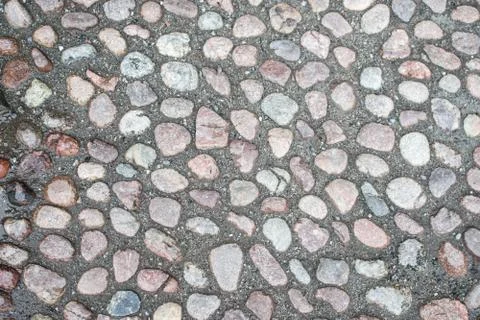 River stone surface. Stock Photos