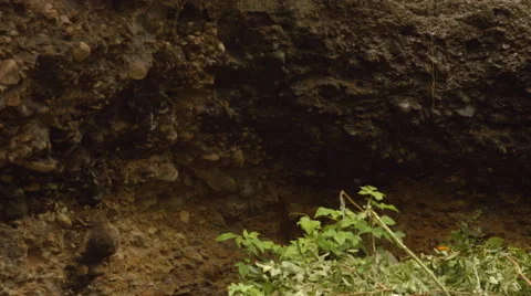 River stone wall Video stock 43106832