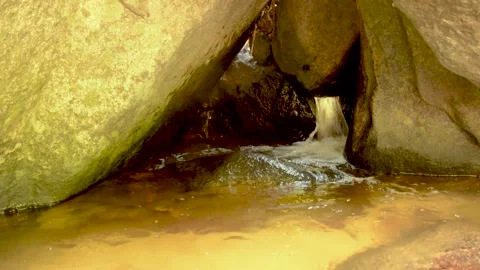 River stones Stock Footage