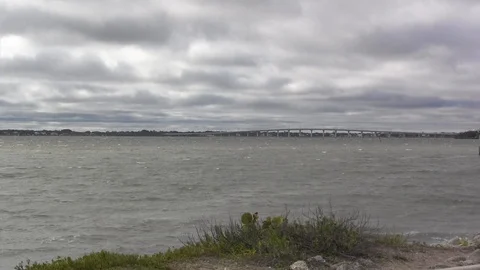 River Storm Stock Footage 88591692