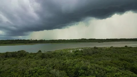 River storm 動画素材 245624523