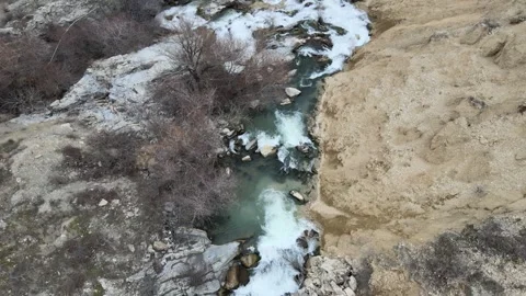 River stream drone Video stock 262947258