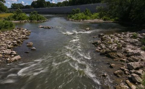River Stream During the Day light Stock Photos