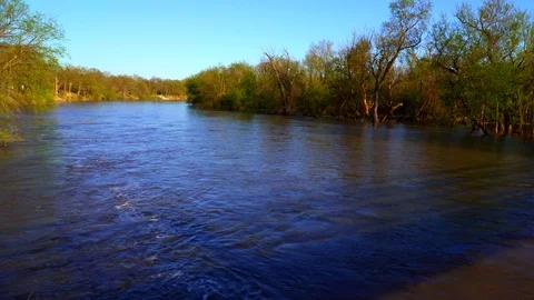 A River Stream Stock Footage 129915370